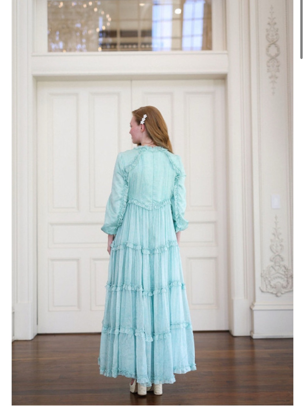 Dainty Jewell’s Tiered Maxi Dress NWT - Picture 2 of 4
